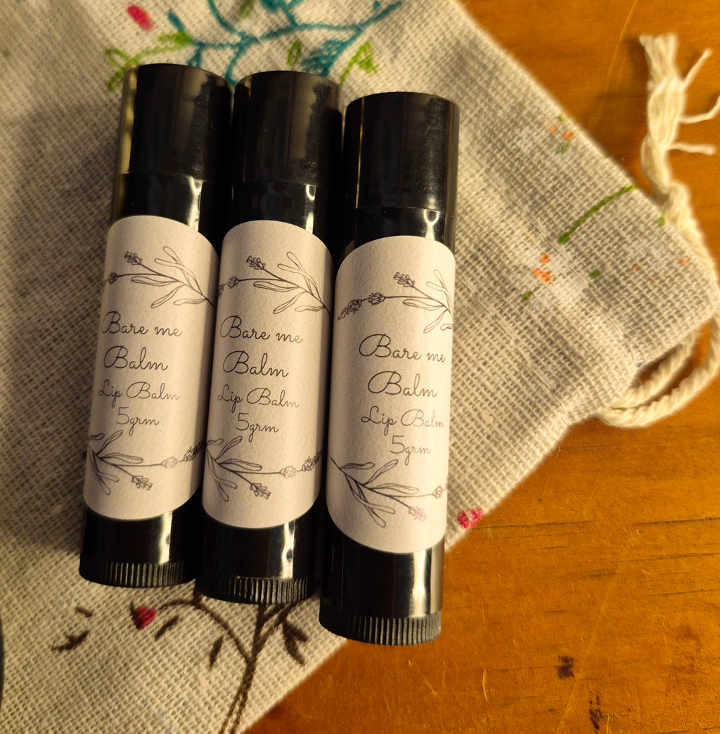 Natural Honey Lip Balm with Beeswax & Shea Butter